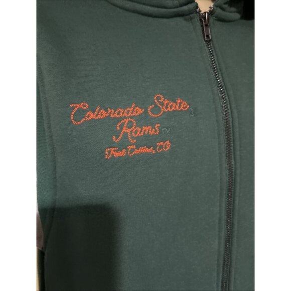 Colorado State CSU RAMS Aggies Logo Full Zip Mens Jacket L NCAA NEW Colosseum - Picture 5 of 15